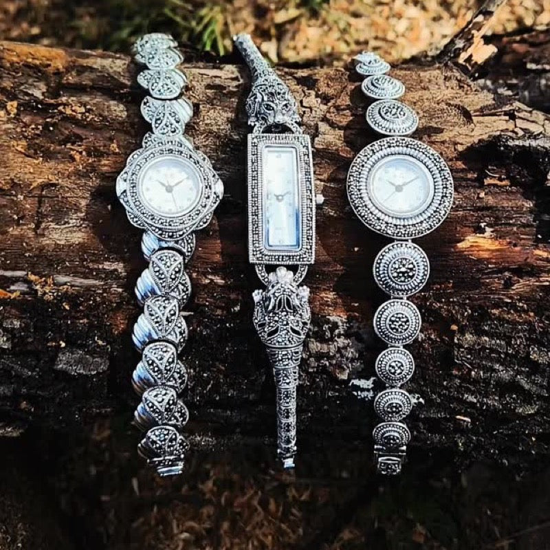Silverline and Co Instagram post 2 featuring handcrafted marcasite jewellery