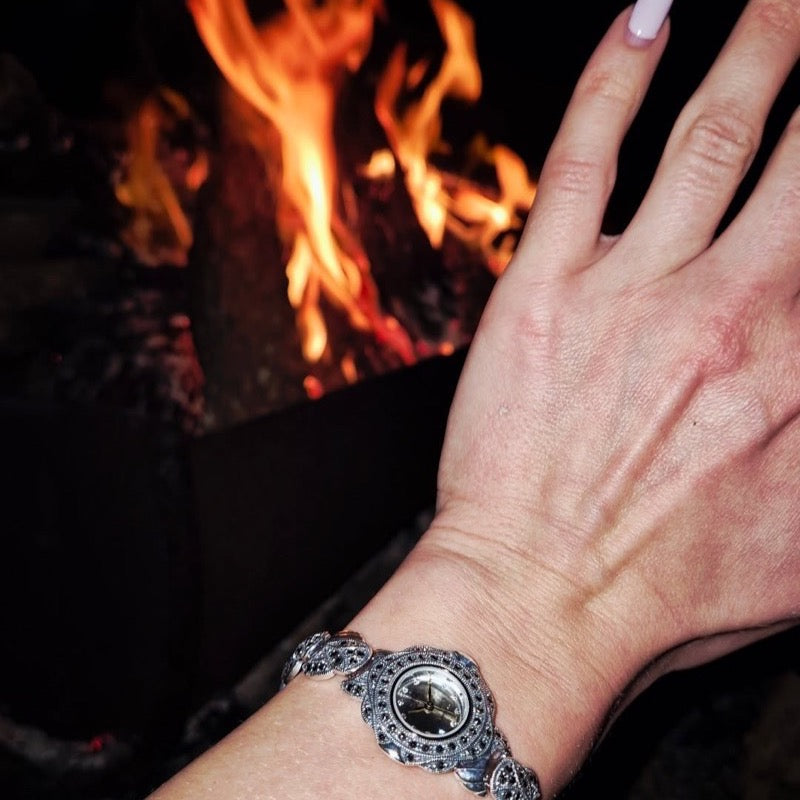 Silverline and Co Instagram post 3 featuring handcrafted marcasite jewellery